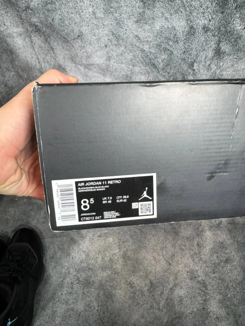 Size 8.5 | Jordan 11 Gamma Blue With Box | Pre-Owned - Picture 6 of 9